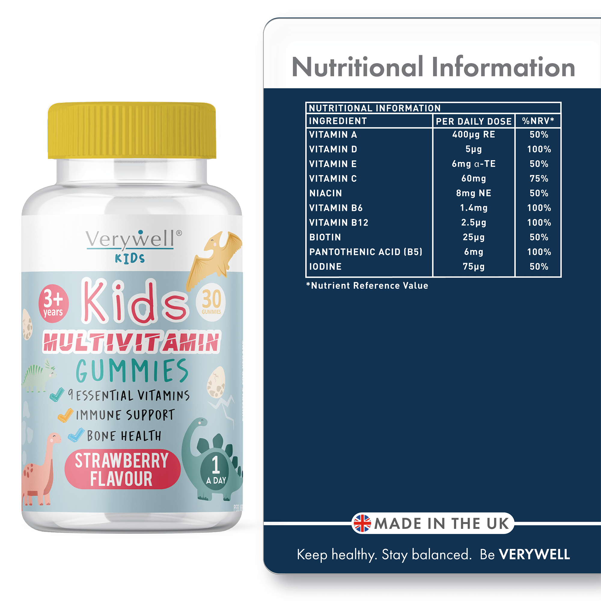 Kids Strawberry Multivitamin Gummies - Image 2
