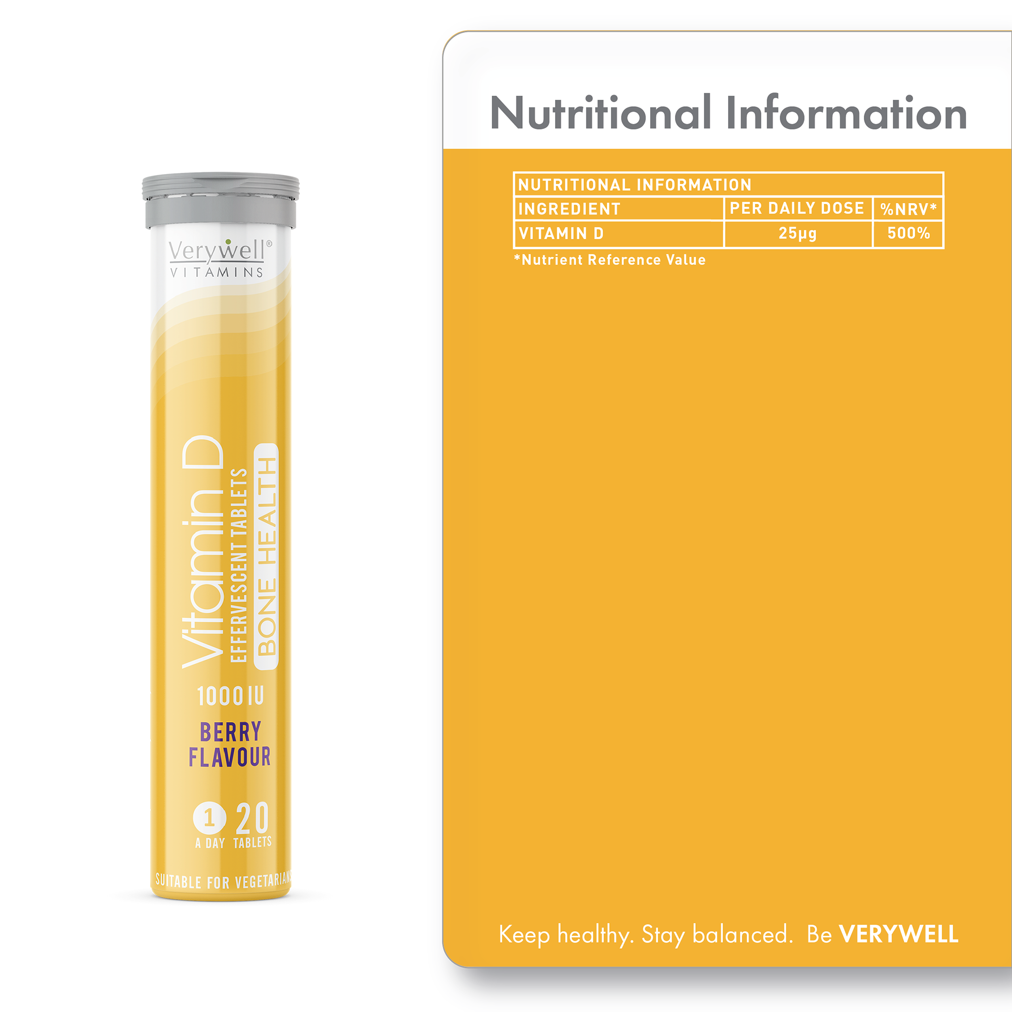 Vitamin D 1000 IU Effervescent Tablets - Image 2