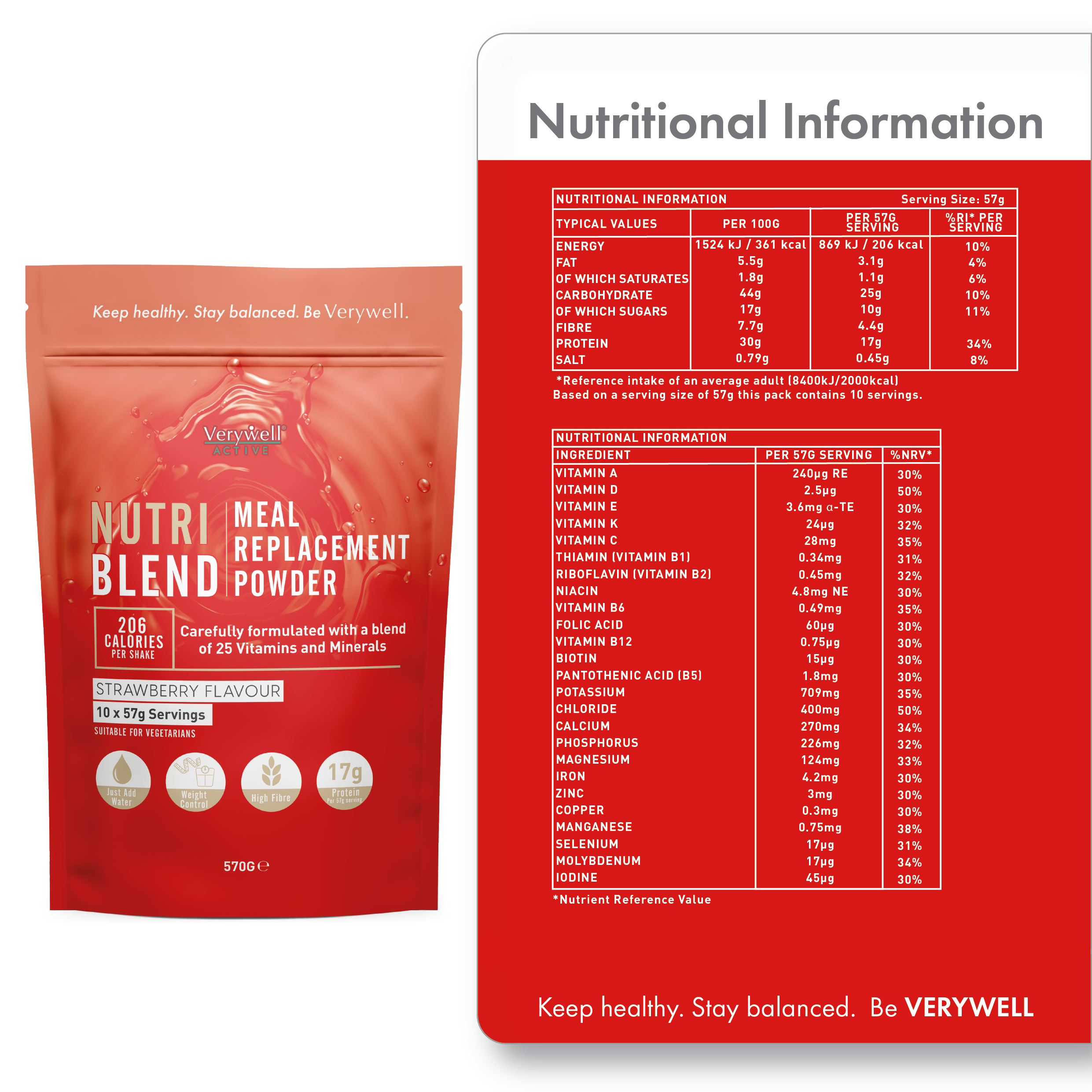 Nutri Blend Meal Replacement Strawberry - Image 2