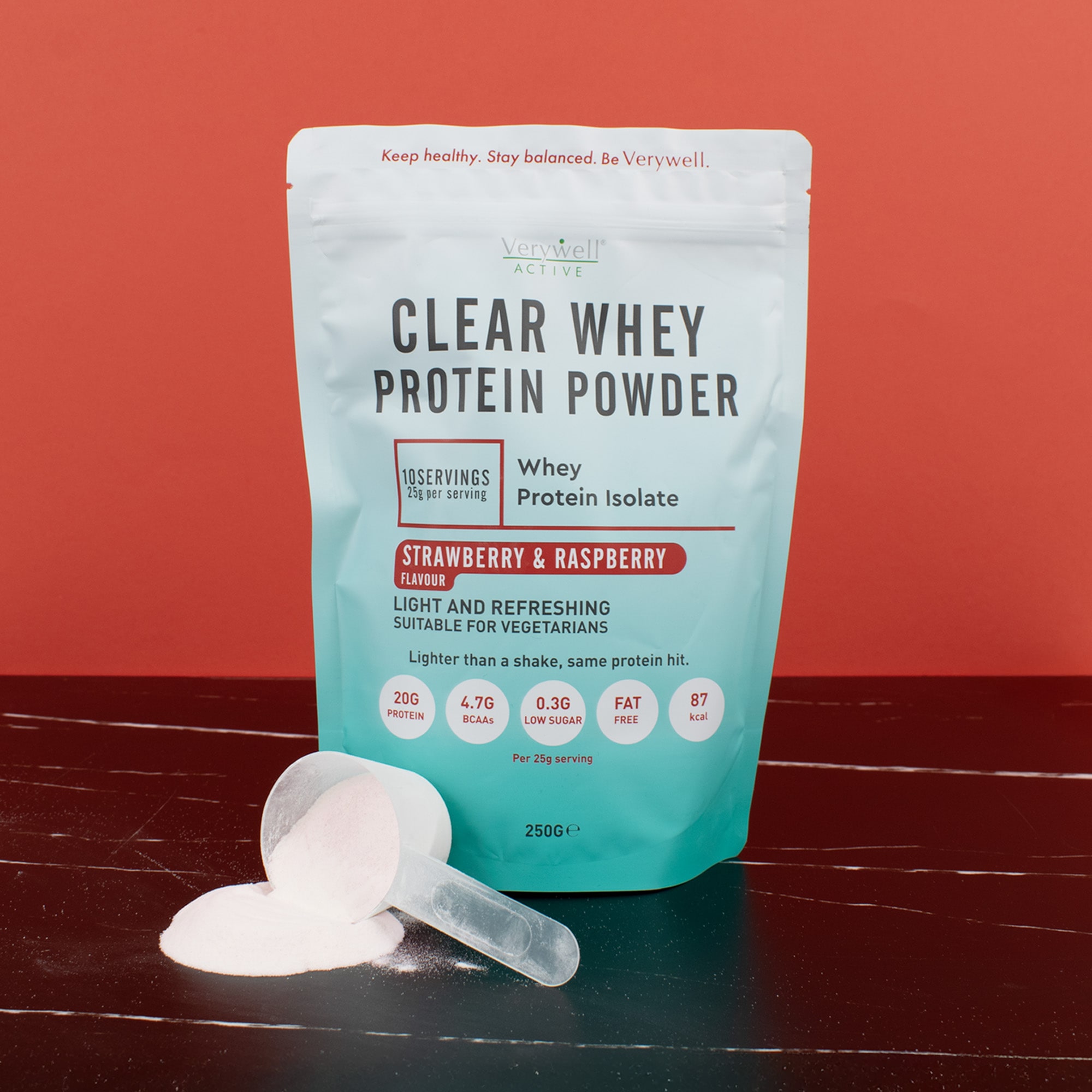 Clear Whey Protein Powder Strawberry & Raspberry - Image 3