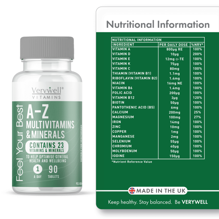A-Z Multivitamins & Minerals Tablets - Verywell Health