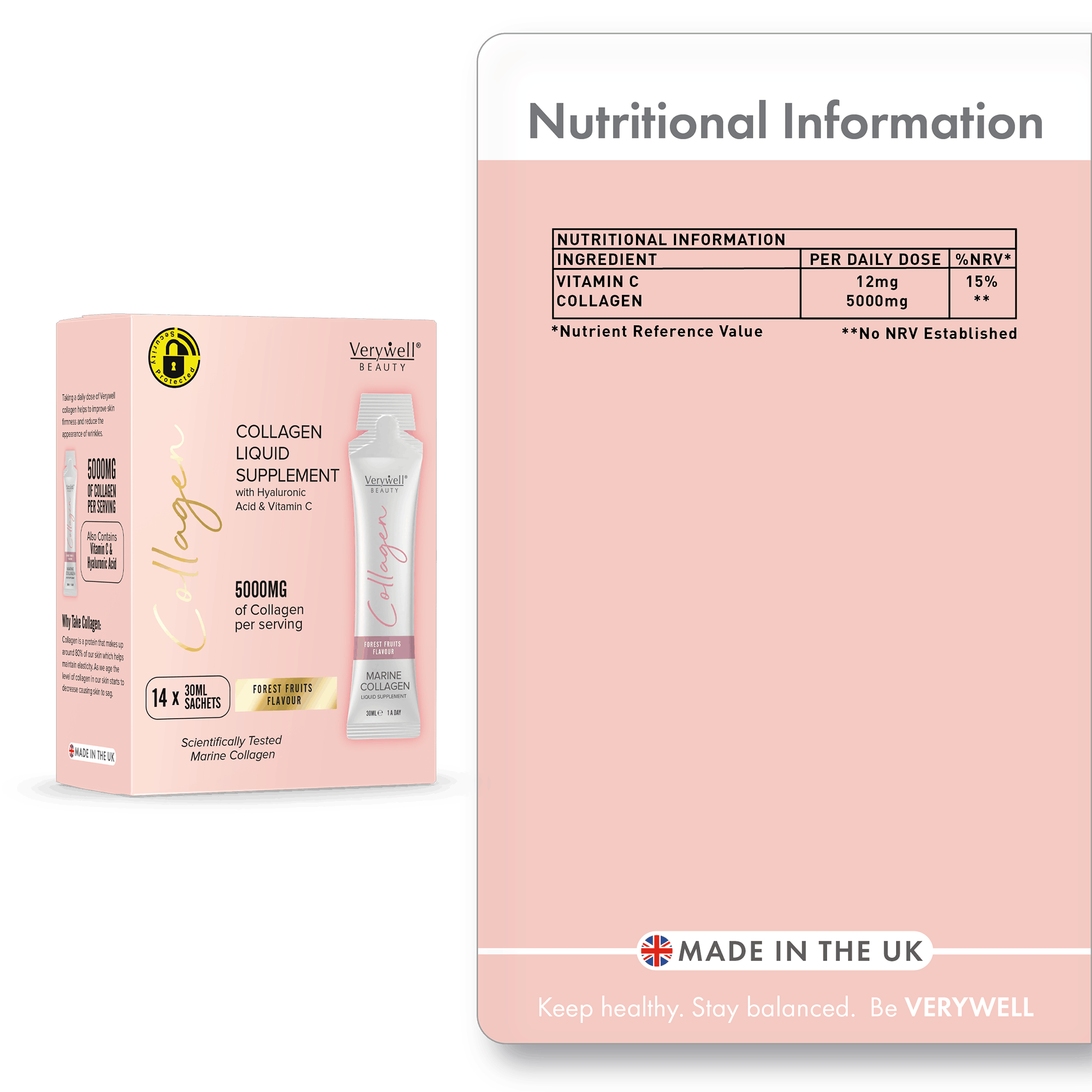 Collagen Liquid Supplement with<span class="line-break1"> </span>Vitamin C &<span class="line-break2"> </span>Hyaluronic Acid - Image 2